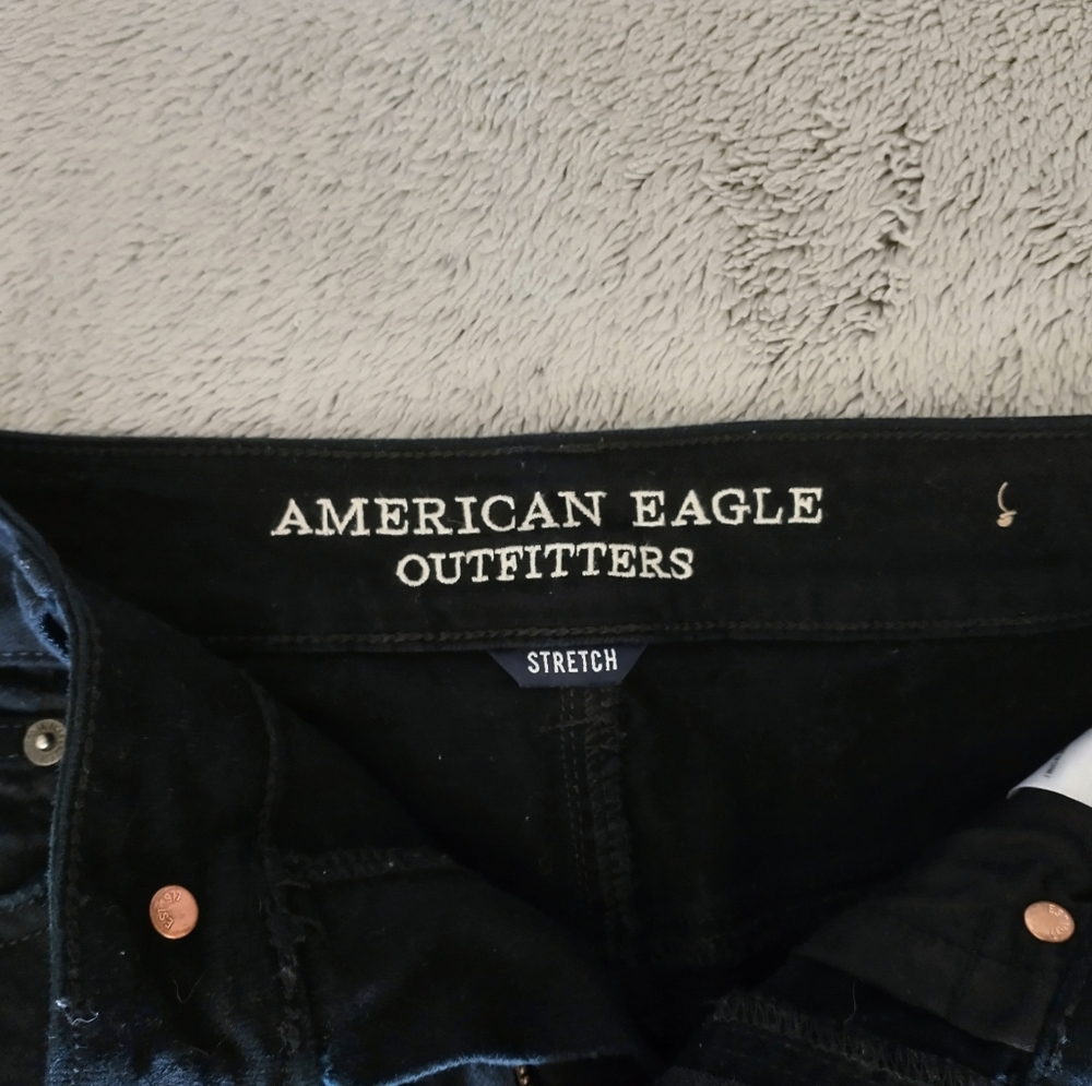 American Eagle Black High Rise Festival Shorts - Picture 3 of 5
